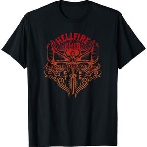 Stranger Things Hellfire Club Weapon T Shirt